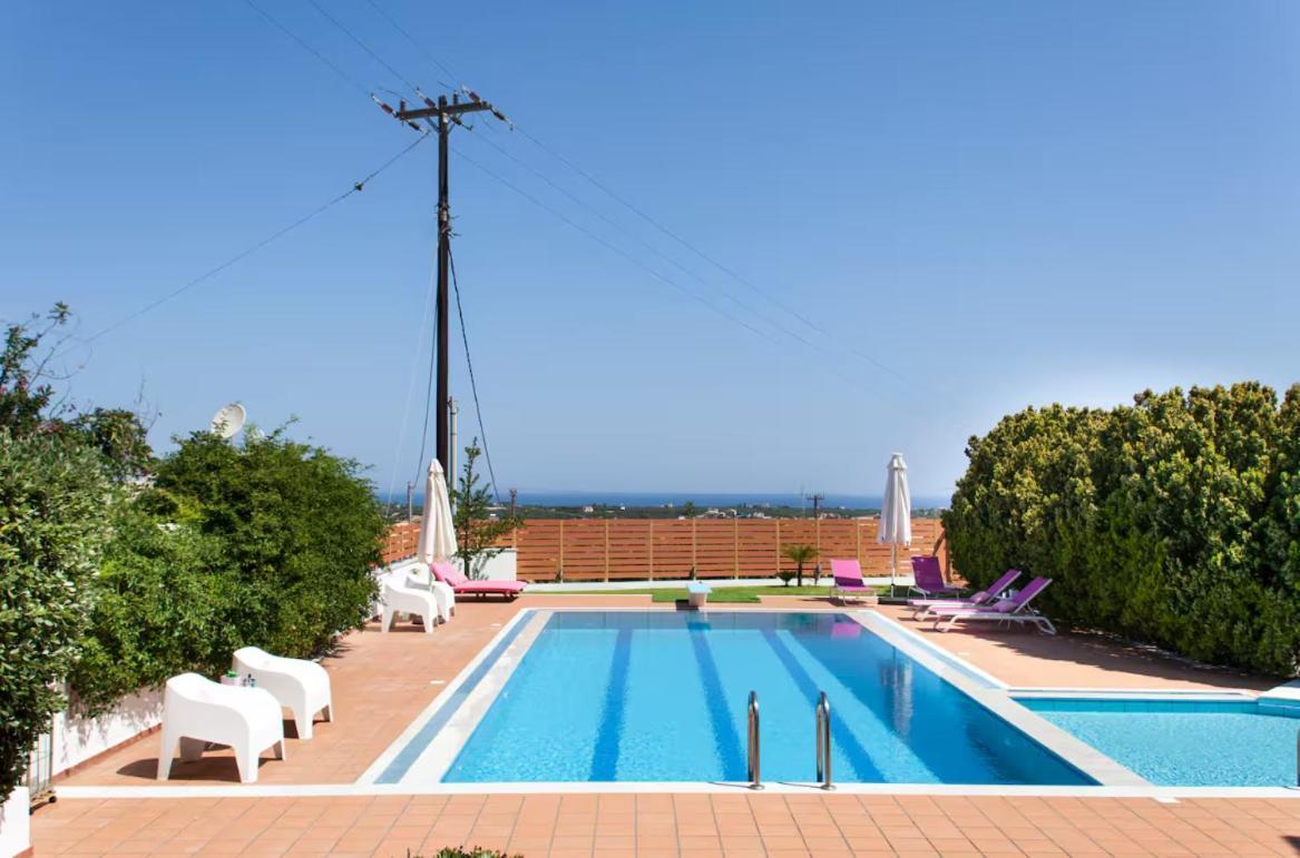 Artemis Luxury Villa - Hersonissos Private Pool Oasis Eksteriør billede