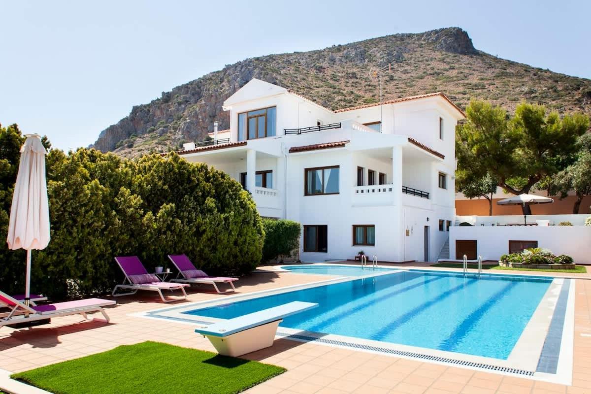 Artemis Luxury Villa - Hersonissos Private Pool Oasis Eksteriør billede